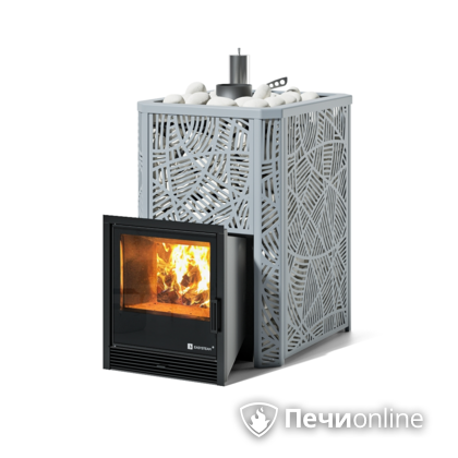 Дровяная печь-каменка ИзиСтим Ялта 25К (Модерн), AISI430 в Нефтеюганске